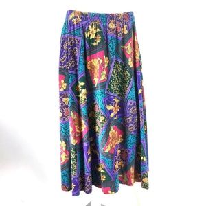 The Beauty Connection Size M Multi-Color Skirt